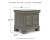 Ashley Lexorne Gray Queen Sleigh Bed with Mirrored Dresser and Nightstand