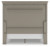 Ashley Lexorne Gray Queen Sleigh Bed with Mirrored Dresser