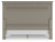Ashley Lexorne Gray King Sleigh Bed with Mirrored Dresser, Chest and Nightstand