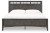 Ashley Montillan Grayish Brown Queen Panel Bed with Mirrored Dresser