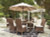 Ashley Beachcroft Beige Outdoor Dining Table and 6 Side Chairs