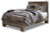 Benchcraft Derekson Multi Gray Full Panel Bed with Mirrored Dresser