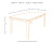 Ashley Ralene Medium Brown Dining Table and 8 Chairs with Storage
