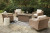 Ashley Beachcroft Beige Outdoor Dining Table and 4 Side Chairs