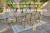 Ashley Beach Front Beige 7-Piece Outdoor Dining Set with Extension Table and 6 Arm Chairs