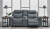 Ashley Mindanao Steel Sofa, Loveseat and Recliner