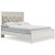 Ashley Altyra White Queen Panel Bed with Mirrored Dresser, Chest and Nightstand