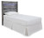 Ashley Baystorm Gray Twin Panel Headboard Bed with Dresser