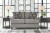 Benchcraft Davinca Charcoal Sofa, Loveseat, Chair and Ottoman