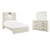 Ashley Cambeck Whitewash Full Panel Bed with Mirrored Dresser