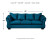 Ashley Darcy Blue Sofa, Loveseat and Recliner