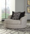 Benchcraft Megginson Storm 2-Piece LAF Chaise and RAF Chaise Sectional with Oversized Chair and Ottoman