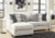 Ashley Huntsworth Dove Gray 2-Piece Sectional with LAF Loveseat / RAF Chaise and Ottoman