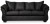 Ashley Darcy Black Sofa and Loveseat