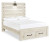 Ashley Cambeck Whitewash Full Storage Panel Bed with Mirrored Dresser, Chest and 2 Nightstands