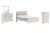 Ashley Altyra White King Panel Bed with Mirrored Dresser and Chest B2640/56/58/97/31/36/46
