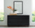 Ashley Danziar Black Queen Panel Bed with Mirrored Dresser and 2 Nightstands B100/13/B1013/157/54/95/231/36/92(2)