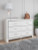 Ashley Altyra White King Bookcase Headboard Bed with Dresser