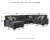 Benchcraft Tracling Slate 3-Piece LAF Sofa, Armless Loveseat and RAF Chaise Sectional with Ottoman