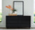 Ashley Danziar Black Queen Panel Bed with Mirrored Dresser and Nightstand B100/13/B1013/154/57/231/36/92