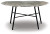 Ashley Laverford Chrome Black Coffee Table with 1 End Table
