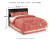 Ashley Huey Vineyard Black Full Sleigh Headboard Bed with Mirrored Dresser and Chest