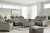 Ashley The Man-Den Gray Sofa, Loveseat and Recliner