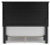 Ashley Lanolee Black Full Panel Bed with Mirrored Dresser, Chest and 2 Nightstands