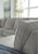 Ashley Altari Slate 2-Piece Sleeper Sectional with LAF Chaise and Ottoman