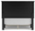 Ashley Lanolee Black Full Panel Bed with Mirrored Dresser and Chest