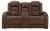 Ashley The Man-Den Mahogany Sofa and Loveseat