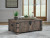 Ashley Hollum Rustic Brown Coffee Table with 2 End Tables