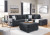 Ashley Altari Alloy 2-Piece Sectional with RAF Chaise and Ottoman