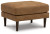 Ashley Telora Caramel Chair and Ottoman