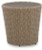 Ashley Danson Beige Outdoor Coffee Table with 2 End Tables