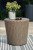 Ashley Danson Beige Outdoor Coffee Table with 2 End Tables