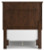 Ashley Danabrin Brown Twin Panel Bed with Mirrored Dresser, Chest and Nightstand