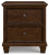 Ashley Danabrin Brown Twin Panel Bed with Mirrored Dresser, Chest and 2 Nightstands