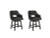 Ashley Tallenger Light Gray Counter Height Upholstered Barstools (Set of 2)