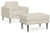 Ashley Hazela Charcoal Chair and Ottoman