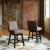 Ashley Tallenger Beige 2-Piece Bar Stool