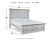 Ashley Haven Bay Two-tone King Panel Storage Bed with Mirrored Dresser