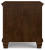 Ashley Danabrin Brown King Panel Bed with Mirrored Dresser, Chest and Nightstand