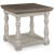 Ashley Havalance Gray White Coffee Table with 2 End Tables