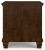 Ashley Danabrin Brown Queen Panel Bed with Mirrored Dresser and Nightstand