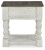 Ashley Havalance White Gray Coffee Table with 2 End Tables