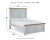 Ashley Haven Bay Two-tone Queen Panel Bed with Mirrored Dresser