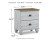 Ashley Haven Bay Two-tone King Panel Storage Bed with Mirrored Dresser, Chest and Nightstand