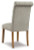 Ashley Harvina Light Gray 2-Piece Dining Room Chair