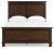 Ashley Danabrin Brown Full Panel Bed with Mirrored Dresser